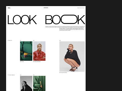 Look book/work with rhythm