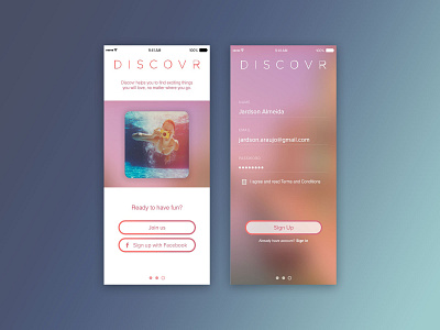 Daily UI 001 Sign up