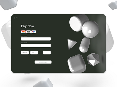 Credit Card Checkout Page 002 branding clean credit card checkout dailyui dailyuichallenge day2 minimal typography ui ux