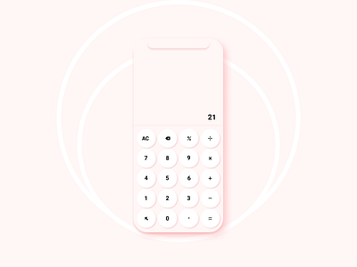 Simple Calculator app calculator clean color dailyui dailyuichallenge design minimal ui ux
