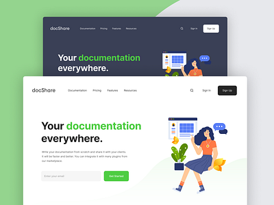 docShare | Landing page