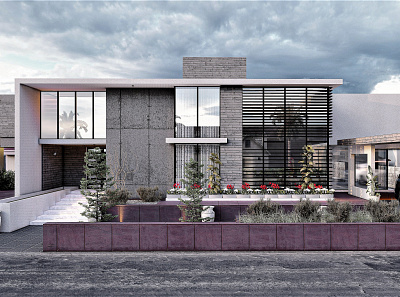 Contemporary duplex design archicad architecture home design lightroom lumion