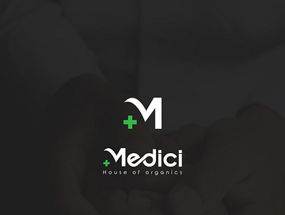 brand identity for Medici House of Organics m logo medical logo medicine logo
