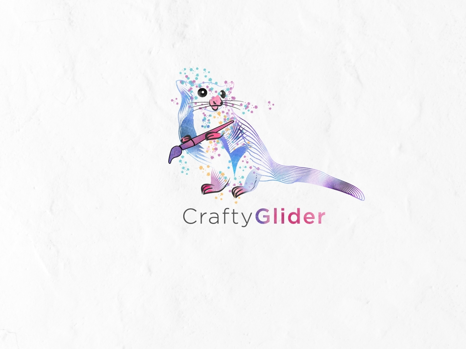 crafty glider logo illustration by Sykovin on Dribbble