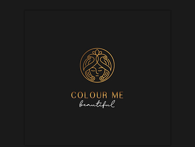 Concept for female Hair salon color cosmetic feminine logo haircut hairsalon sophisticated logo