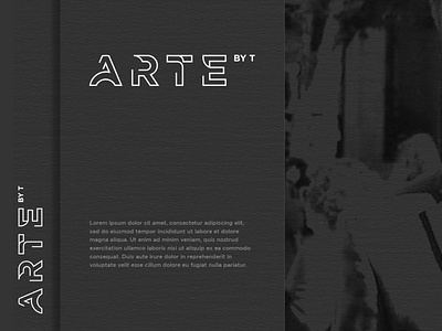 Logo Concept for arte by t