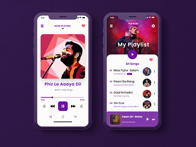 Music player UI design