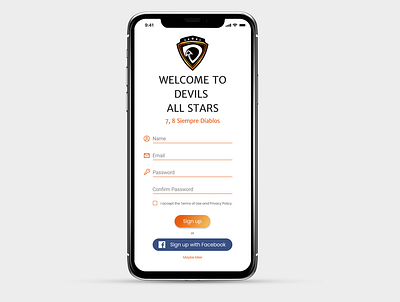 Sign up Screen app dailyui design logo ui