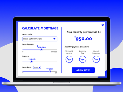 Mortgage calculator