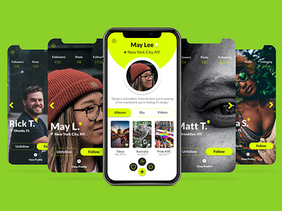 User profile Daily UI challenge 006