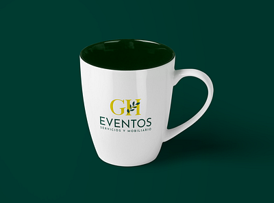 Branding: GH Eventos branding cup identitydesign logodesign logotype