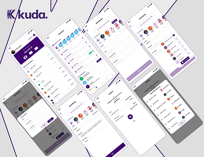 Light mode screens || KUDA-MFB-Bulk-Transfer-Feature design ui ux