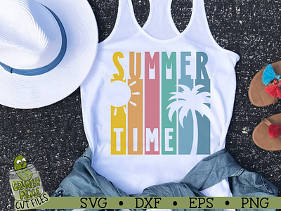 Summer SVG File for shirt cricut cut file silhouette cameo svg tshirt design