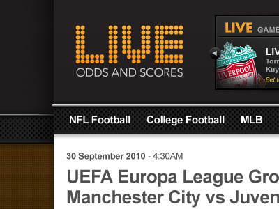 Live Odds And Scores