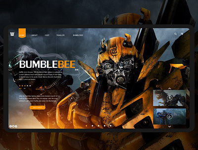 bumblebee @design @movie @ui @web design app ux