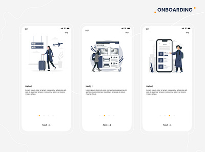 onboarding @design @ui @web design app design next onboarding technology ui ux vector web