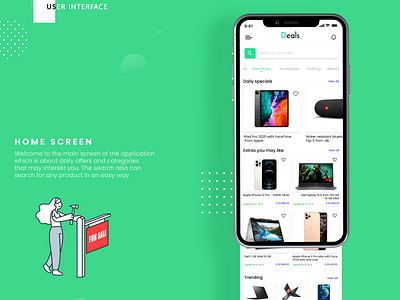 deals app (home page) @design @ui app deals delay design onboarding shop ui ux web