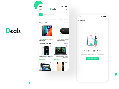 deals app (ui design)