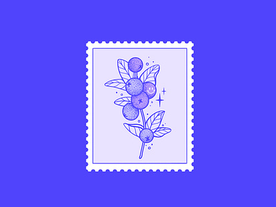 stamp 2 | Blueberries