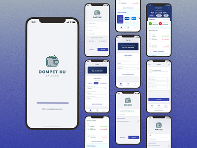 Dompet Ku : E-wallet Mobile Apps 3d ads advertising animation brand branding design graphic design illustration instagram template logo media motion graphics promotion social typography ui userinterfacedesign ux vector