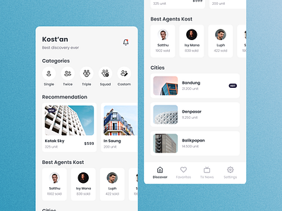 Apps for search Kost'an advertising app apps brand branding design graphic design illustration kosan kots media promotion social typography ui ui app ui design ux ux design