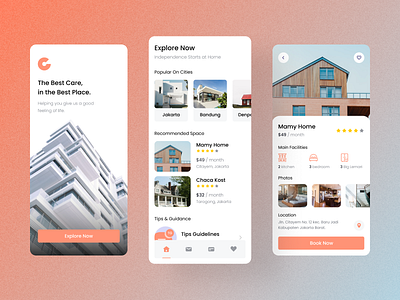 Apps for Search Home 3d advertising app apps brand branding clean design graphic design icon instagram template media minimalis promotion social typography ui ui design ux ux design