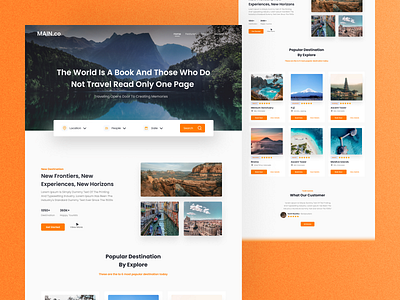 Main Travel Web Design