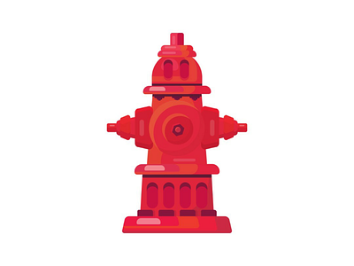 Cool Flat Hydrant 2021 adobe ilustrator art color colorful design digital art flat flat design hydrant icon ilustration vector