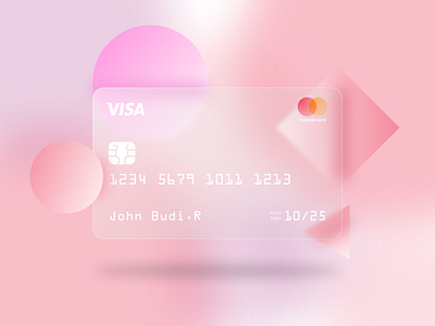 Credit Card Glassmorphism animation app branding design flat glassmorphism graphic design minimal typography ui ux web