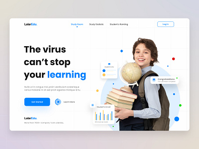 Online Learning Landing Page | LalarEdu technology