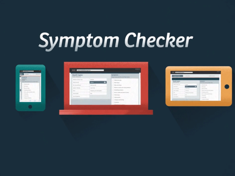 Health Direct Symptom Checker 2d animacion animation chile direct graphics healt motion