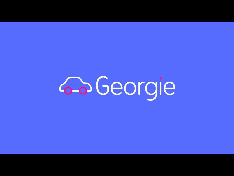 Georgie Logo after effects c4d car cars georgie logo sketch and toon