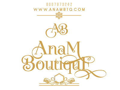 Anamboutique book cover branding design icon illustration illustrator minimal typography ui vector