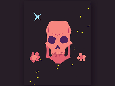 Colourful Skull