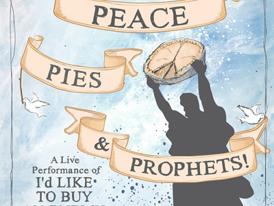 Poster - Peace Pies & Prophets events graphic design illustration poster poster design