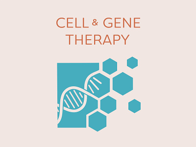 Logo Cell Gene Therapy biology branding design gene therapy logo pharma phrma science