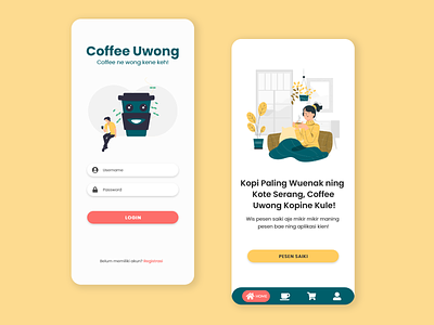 Mobile Application - Coffee Uwong