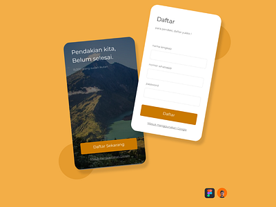Climbers, come join us app design illustration typography ui ux