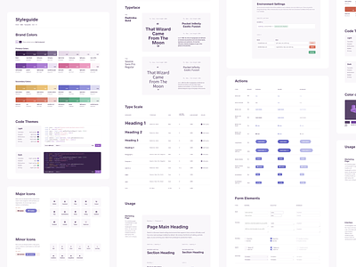 Style Guide color styleguide typography ui