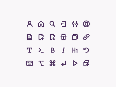 Text Editor Icons By Maya Gao On Dribbble