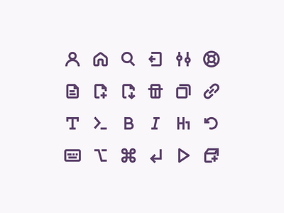 Text Editor Icons