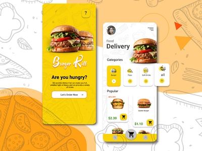 Burger Kill Design mobile app ui design ui mobile
