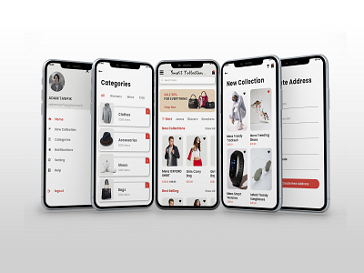 UI Design Of Smart Collection Mobile App animation app design art best design clean creative graphicdesign illustraion layout mobile ui mobile ui design typography ui ui design uidesign user interface uxdesign web website