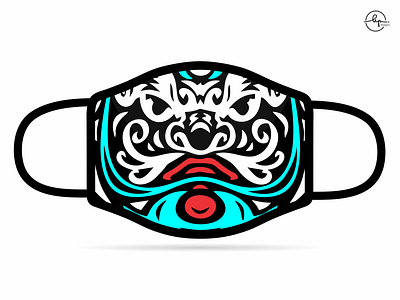 face mask challenge color design face mask graphic graphicdesign illustration mask mask design rebound traditional tattoo vector