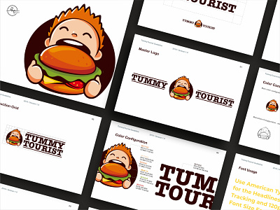 TUMMY TOURIST LOGO DESIGN behance brand identity branding branding design dribbble best shot food logo guidelines illustraion logo design logodesign logos logoset logotype mockup restaurant ui ux vector