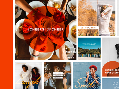 Cheers for Cheer social media assets