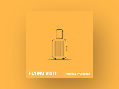 Ferris & Sylvester artwork album artwork design graphic design illustration musician spotify suitcase suitecase travel typography vector yellow
