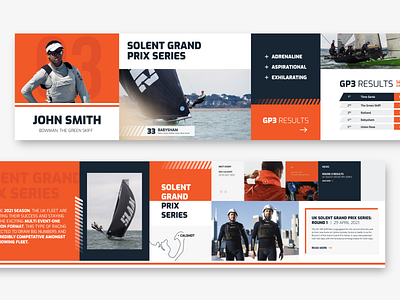 UK 18ft Skiff rebrand - Stylescape branding design extreme sport graphic design logo mood board sailing sport stylescape table visual identity