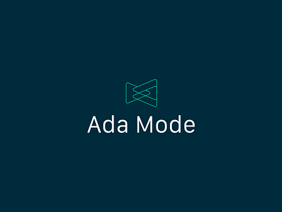 Branding for Ada Mode branding design graphic design logo logo design power point visual identity