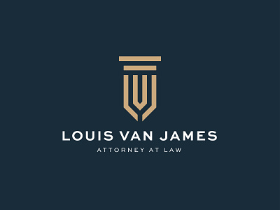 Louis Van James Logo Design